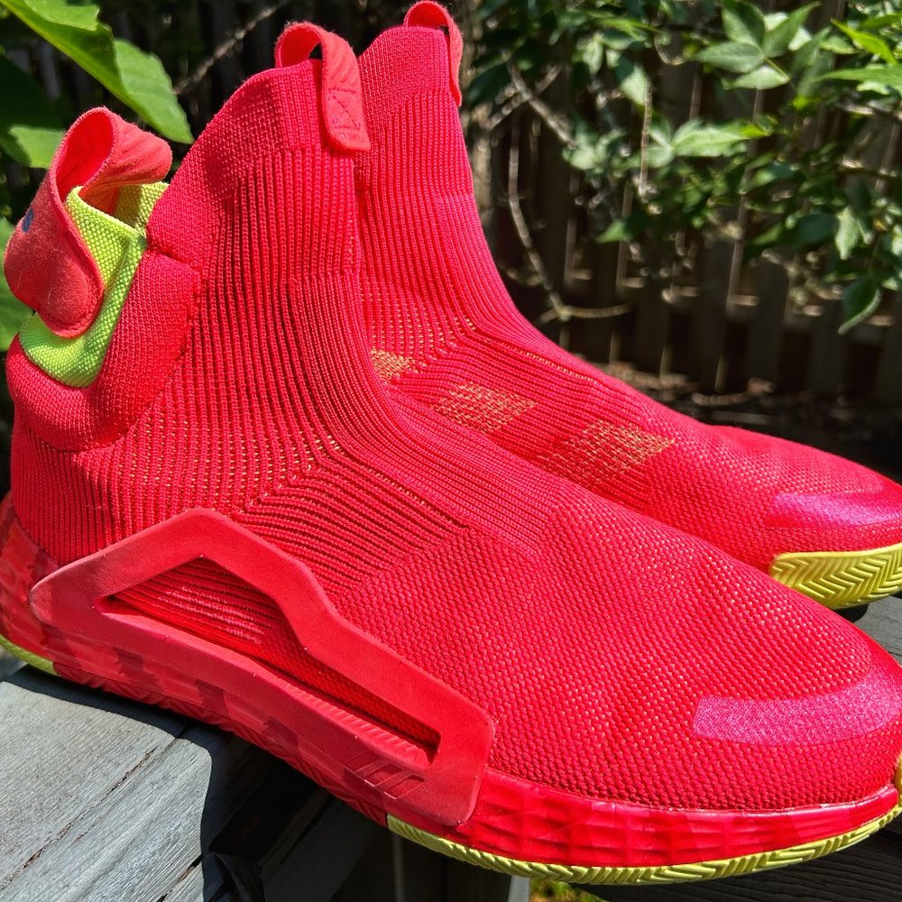 Adidas N3xt L3v3l Men's 10.5 Shock Red Sneakers Shoes